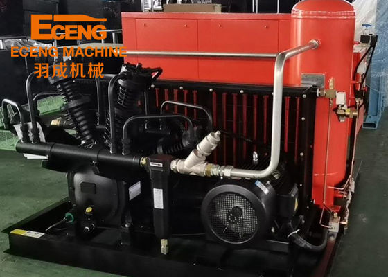 Máy nén khí trục vít 40Bar tăng cường 8.0m3 / phút cho ngành công nghiệp thổi chai PET