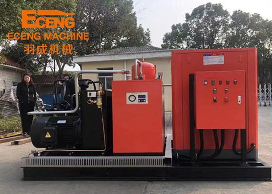 Máy nén khí trục vít 40Bar tăng cường 8.0m3 / phút cho ngành công nghiệp thổi chai PET