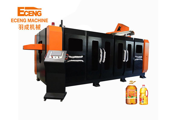 Máy thổi chai Pet hoàn toàn tự động cho chai dầu 5L với 6 động cơ Servo được điều khiển