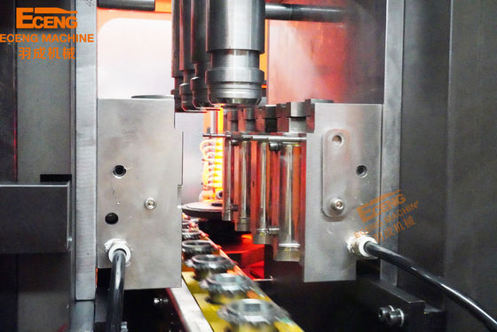 Thực phẩm Cas PET Jar Stretch Blow Molding Molding Machine 4 lỗ hổng Hiệu quả cao