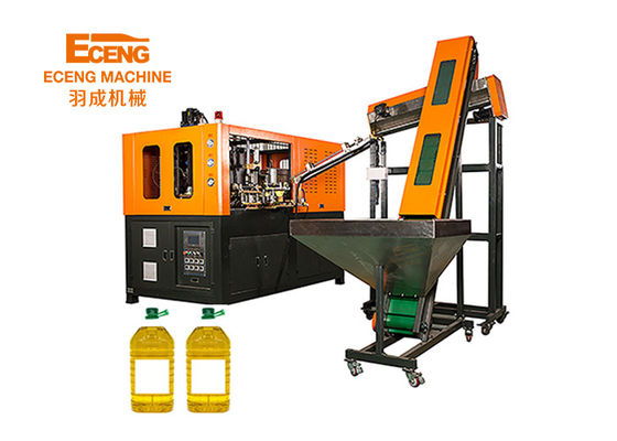Máy thổi kéo dài Q5L1 cho chai dầu 5L, 1 khoang &amp; 900 BPH