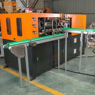 Máy thổi khuôn PET kéo dài 3L lọ màu cam 2 khoang