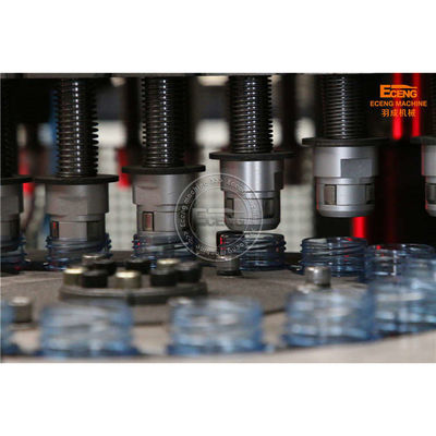 Máy thổi khuôn tự động SMC 4 khoang PET Thổi DELTA Điều khiển PLC