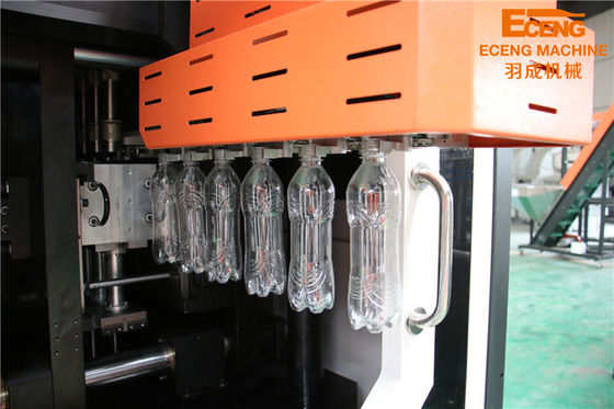 Máy thổi khuôn PET tự động 2l màu cam Điều khiển PLC