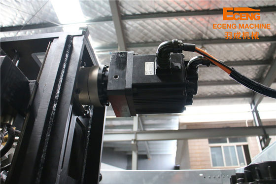 Máy thổi khuôn PET tự động 2l màu cam Điều khiển PLC